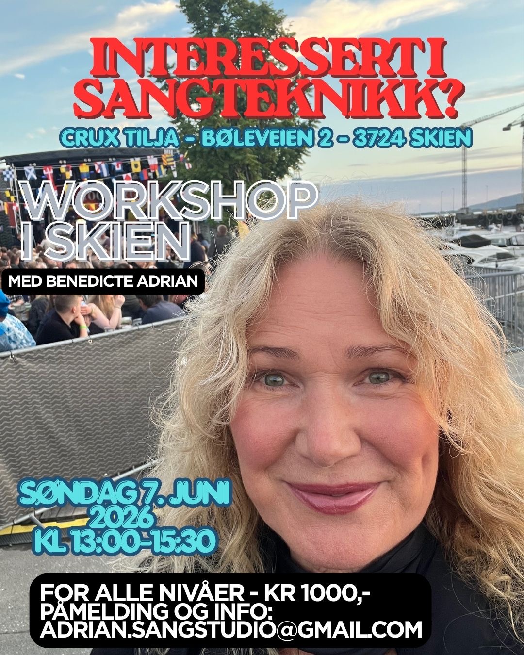 Interessert i sangteknikk? Workshop i Skien